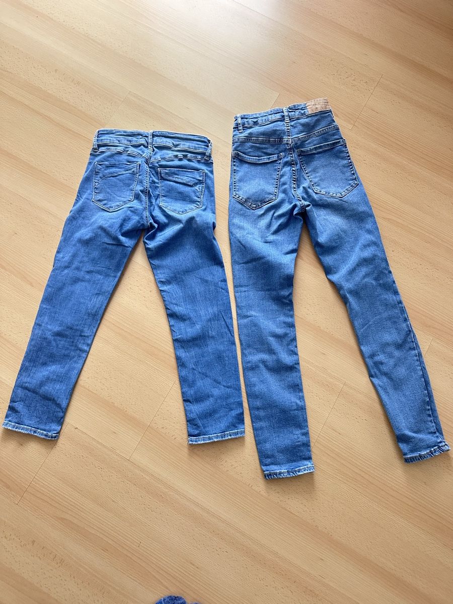 Hosen: 2er Set Mädchen Jeans, Grösse XXS – Gebraucht aus Lampenberg von Graziella_ 3