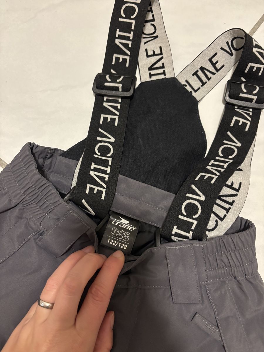 Pantaloni: Crane Skihose, Gr. 122/128, Grau – Usato da Hochdorf venduto da Chg22 2