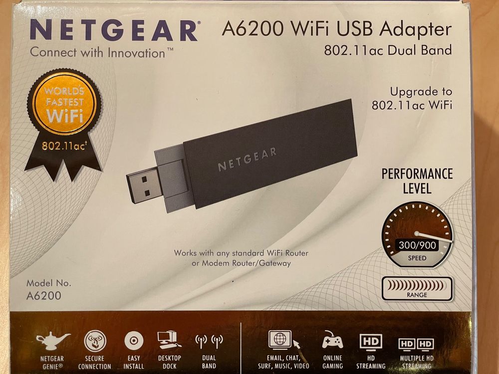 Netgear A6200 WiFi USB Adapter 802.11ac Dual Band Kaufen auf Ricardo
