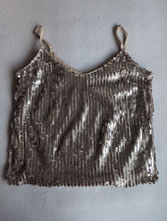 Heartloom Sequin Cami Top - Shimmer & Shine - Size S