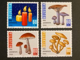 Pro Juventute 1994 - komplette Serie ** (ZNr 332 bis 335)