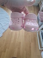 Baby Crocs Rosa mit Glitzer - Gr 4 (19/20)