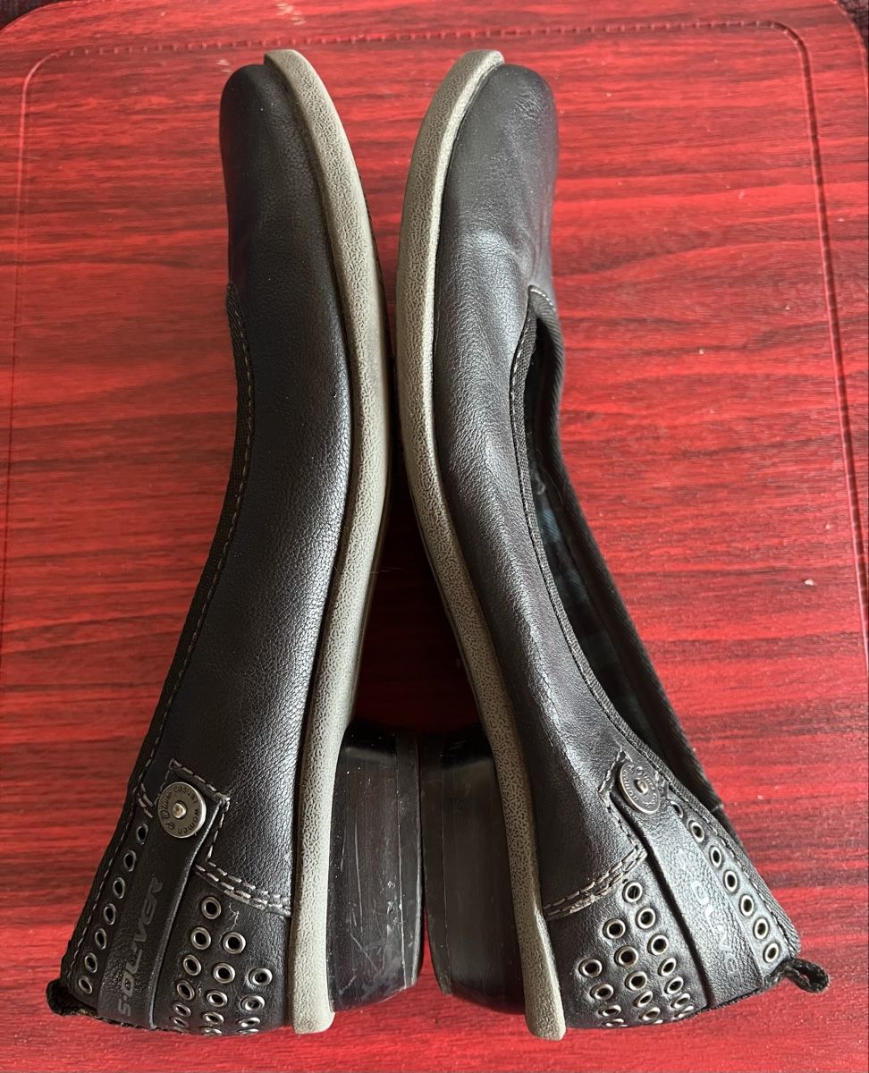 S.Oliver Damenschuhe: Ballerines S.Oliver noires, Gr. 38 – Gebraucht aus Chézard-St-Martin von Cheyenne_75 2
