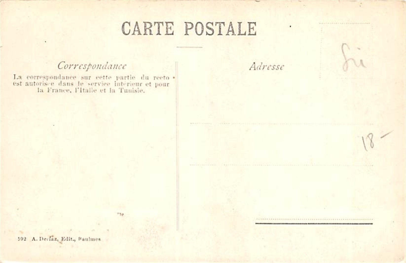Cartoline postali: Sainte-Croix, Massif du Chasseron – Usato da Ottikon b.Kemptth. venduto da Neptun1974 1