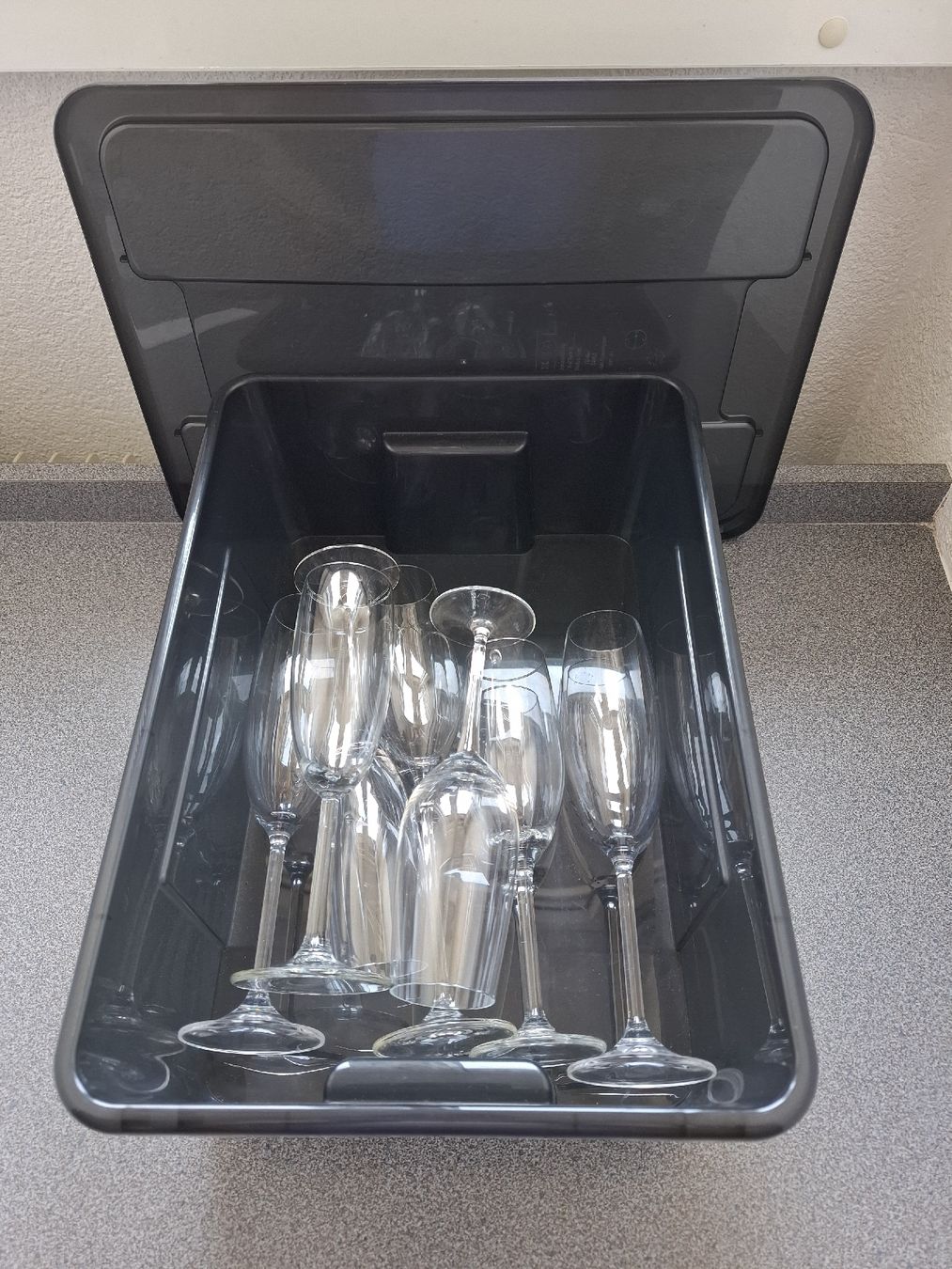 Set di piatti: Champagnergläser 6er Set inkl. Box – Usato da Bern venduto da Madagaskarpalme