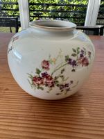 Krug Keramik Blumenmuster Langenthal Suisse H 19cm D 23cm