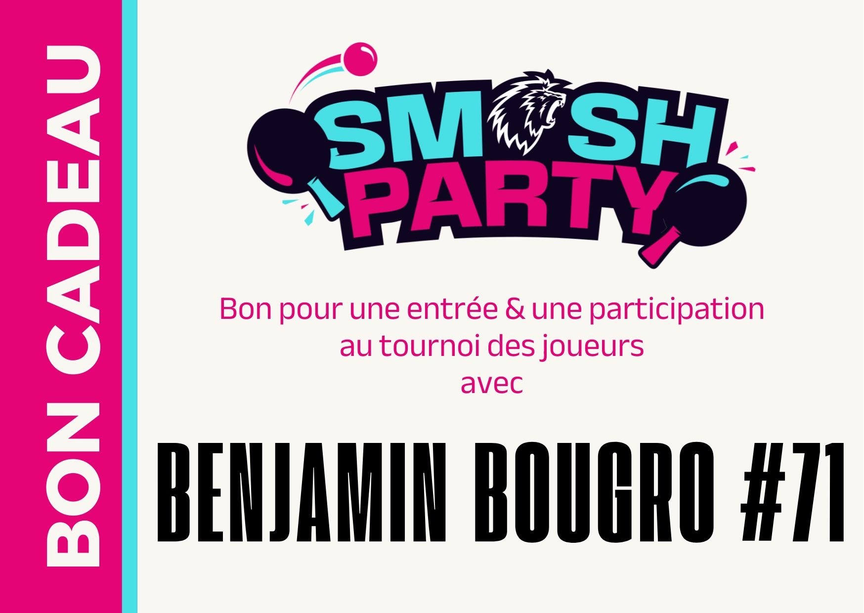 Bons: LHC Smash Party - Bon de participation au tournoi (#71) – Neuf (Voir description) à Prilly par LHC_Academy