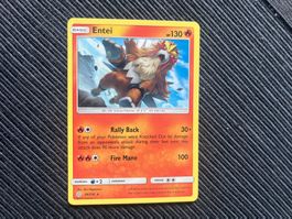 Pokemon Entei non Holo Cosmic Eclipse Near Mint