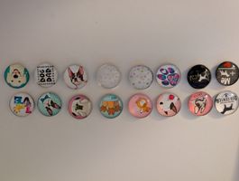 16 Magneten mit Hunde Motiven verschiedene Designs