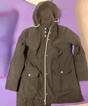Umstandsregenjacke schwarz Gr.46