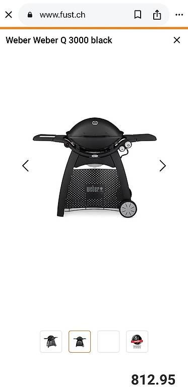 Grils: Barbecue Weber Q3000 – D'occasion à Yens par GIPE 4