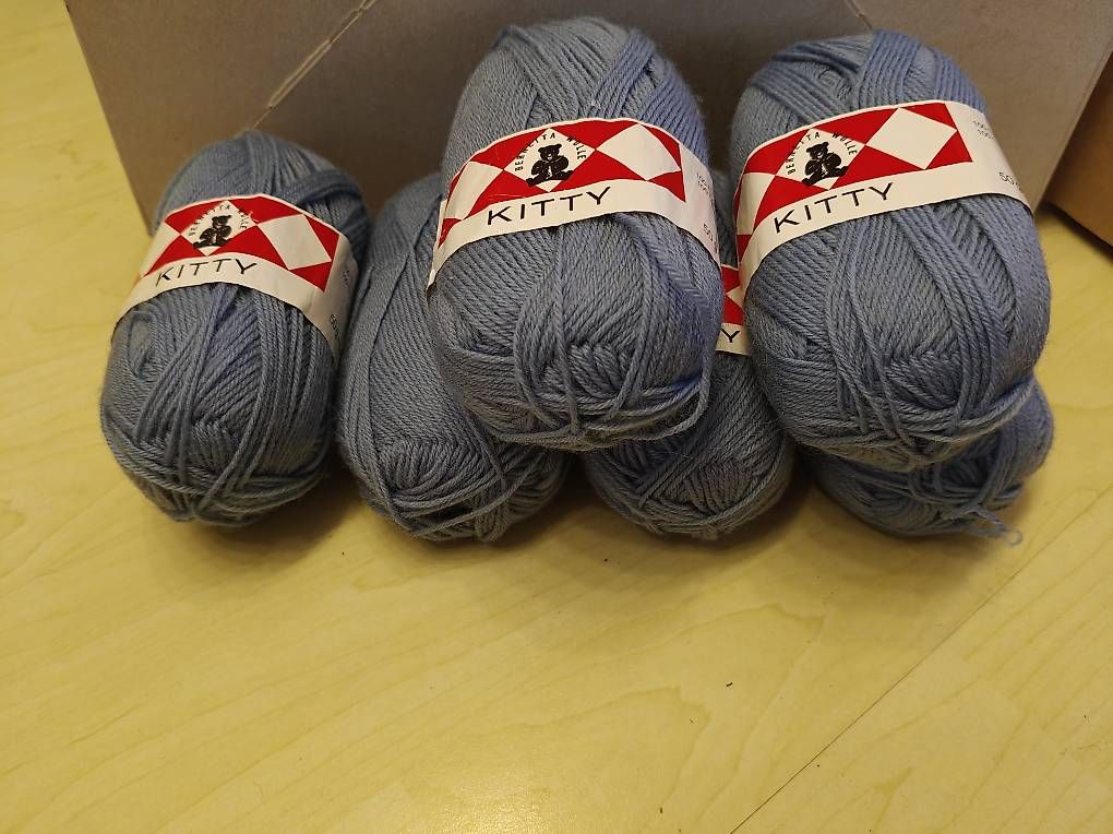 Lana: Strickwolle KITTY blau – Usato da Schiers venduto da ver_ddm2 3