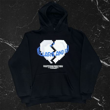 Schwarzer Hoodie, Grösse L