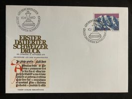 Schweiz 1970 Cachet+Stempel 500 J 1.Datierter Druck Beromün.