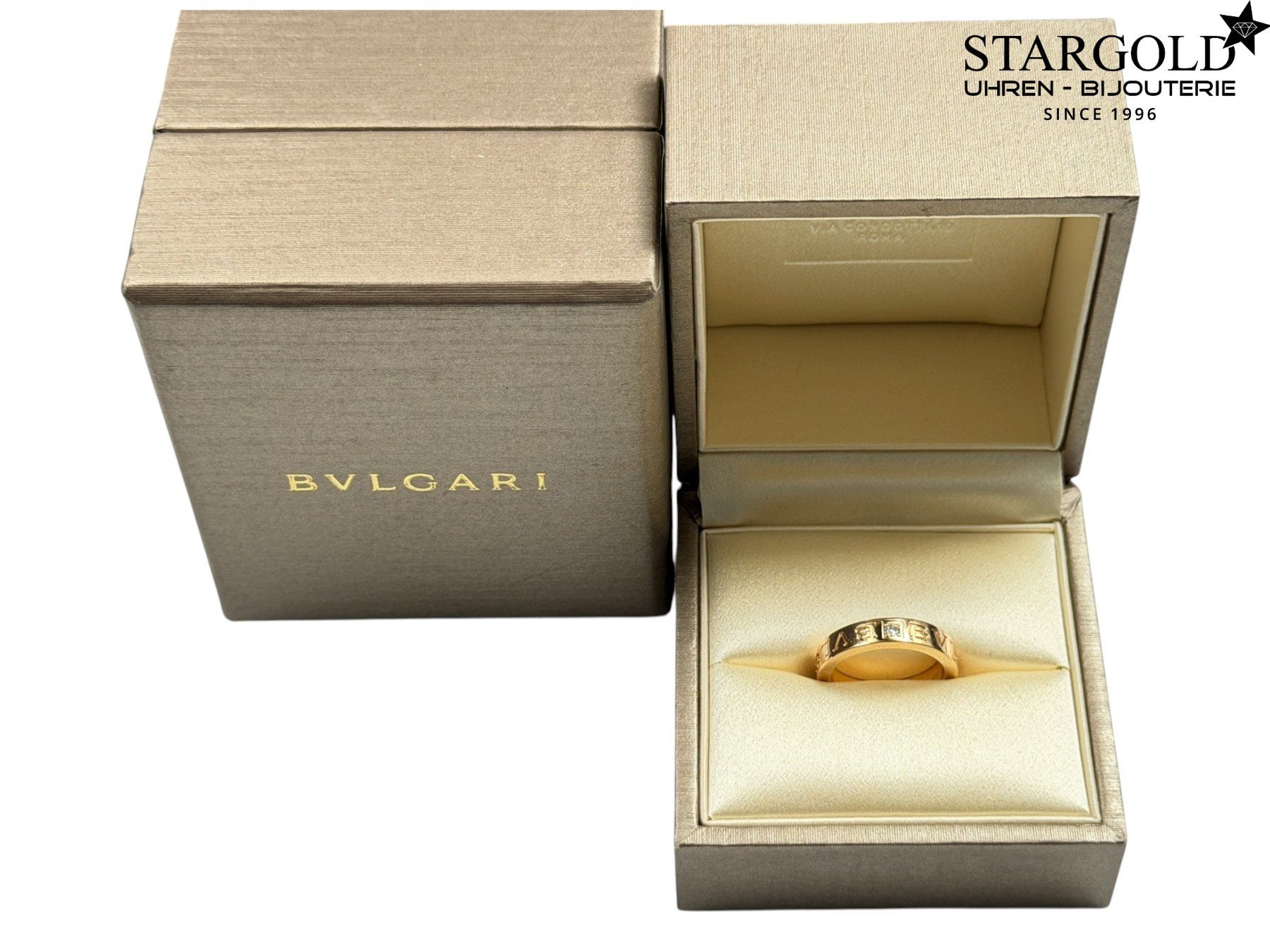 Bulgari Anelli: Bulgari 18K Rosegold Ring Gr. 50 – Usato da Zürich venduto da Stargold-Uhren 2