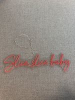 Neon Leuchtschrift SLICE IT BABY