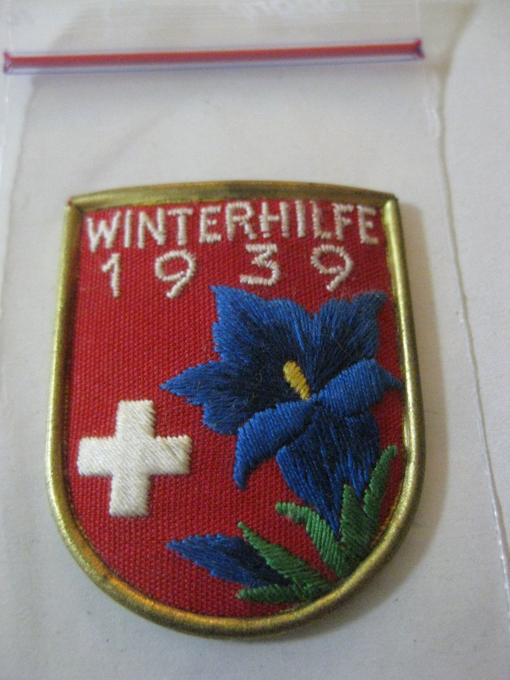 Medaglie: rar Jg 1939 WINTERHILFE Schweiz Eblem Brosche – Usato da Münchenbuchsee venduto da neuwertig-gespart 1
