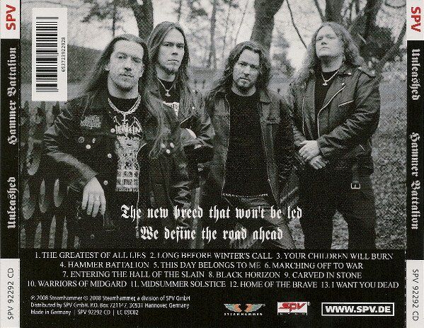 CD: Unleashed – Hammer Battalion - Vergriffen - b – Usato da Brittnau venduto da Zibu 1