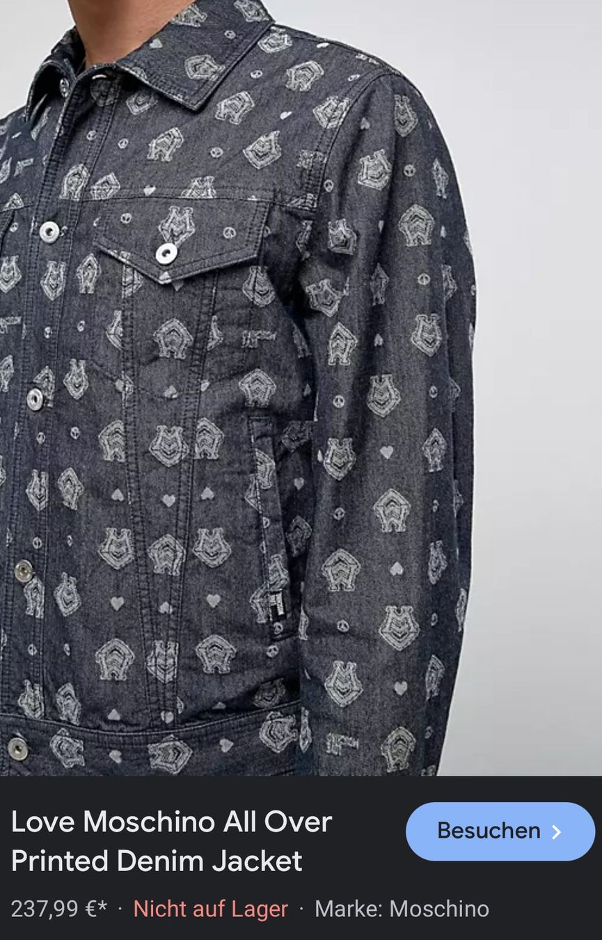 Moschino Giacche: Love Moschino - Denim Jacket – Nuovo (secondo la descrizione) da St. Gallen venduto da Asmolon 3