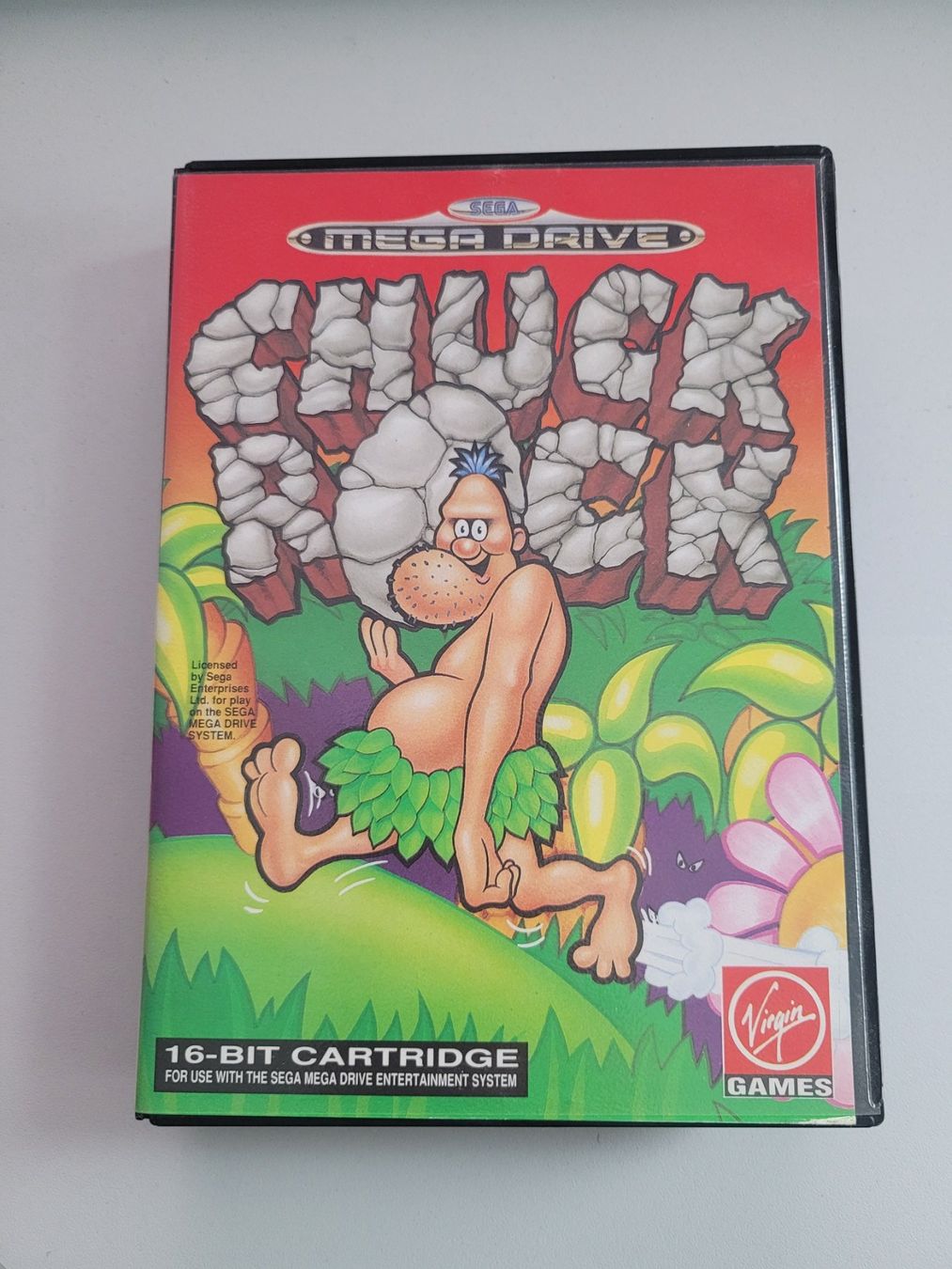 Spiele: Chuck Rock (Mega Drive) – Gebraucht aus Uezwil von -Retrogames-