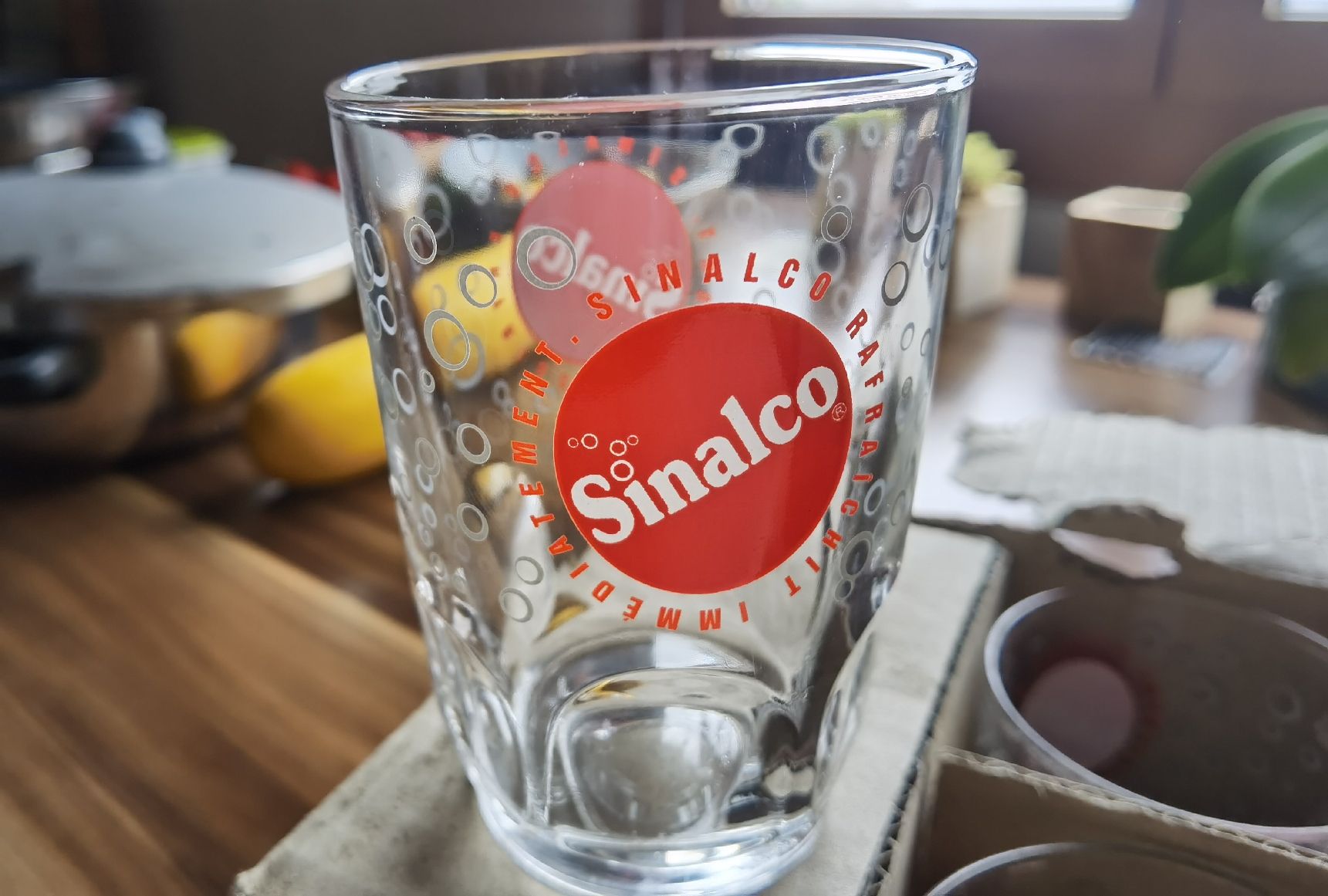 Sinalco Gläser: 6 Sinalco vintage Gläser – Neu und originalverpackt aus Guttet-Feschel von Misterblue