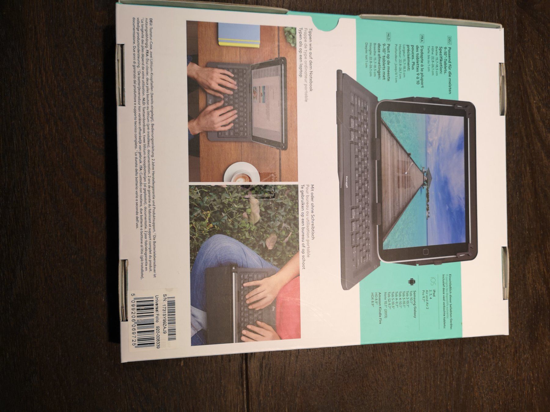 Logitech Tastaturen: Logitech Universal Folio Tablet Keyboard – Gebraucht aus Zürich von  2