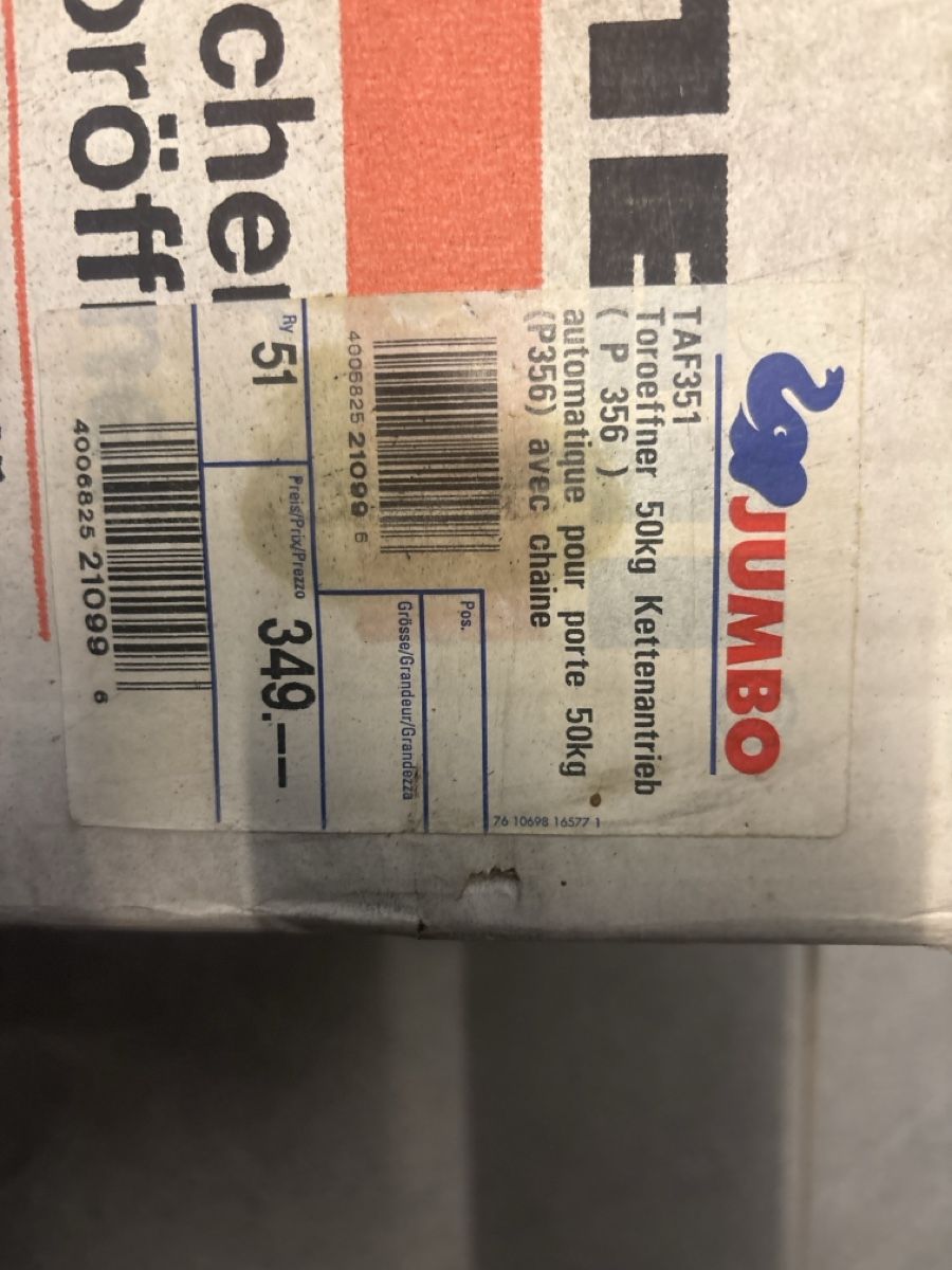 Altro Materiale elettrico: Einhell TAF 351-CH Garagentoröffner - Neuwertig! – Nuovo e nell'imballaggio originale da Rüti ZH venduto da pas_b8ql 5