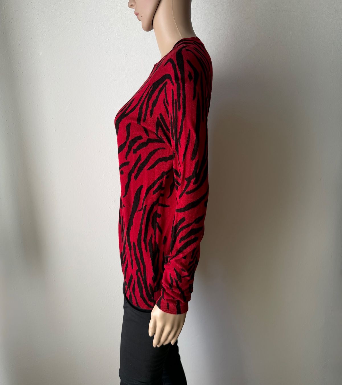Maglioni & Felpe: roter WHISTLES Pullover mit Zebramuster ❤️ – Usato da zürich venduto da vintage12 4