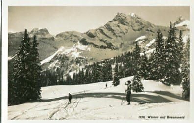 Cartoline postali: Winter auf Braunwald – Usato da Ottikon b.Kemptth. venduto da Neptun1974