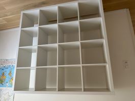 Regal weiss 16 Fächer 147x147 cm gebraucht guter Zustand