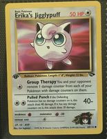 Pokémon Gym Challenge Erika's Jigglypuff First Edition NM
