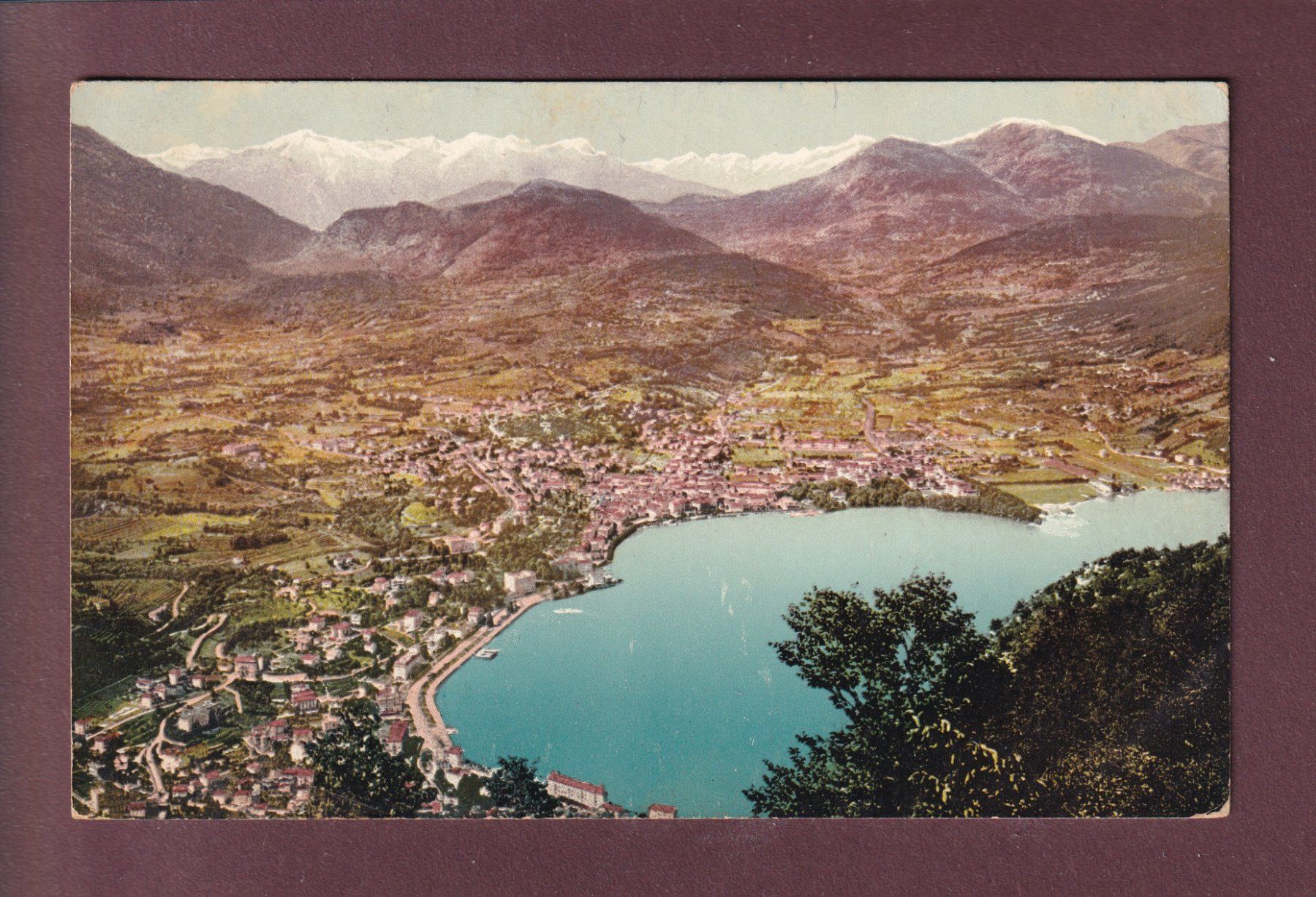 Ansichtskarten: LUGANO - 1909 – Gebraucht aus Pully von nicecards
