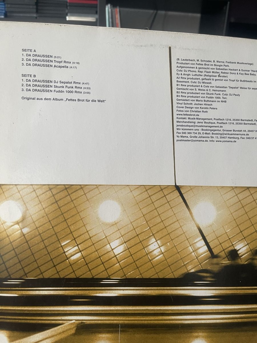 Schallplatten: Fettes Brot / Da Draussen  – Gebraucht aus Dagmersellen von stonefinger 1