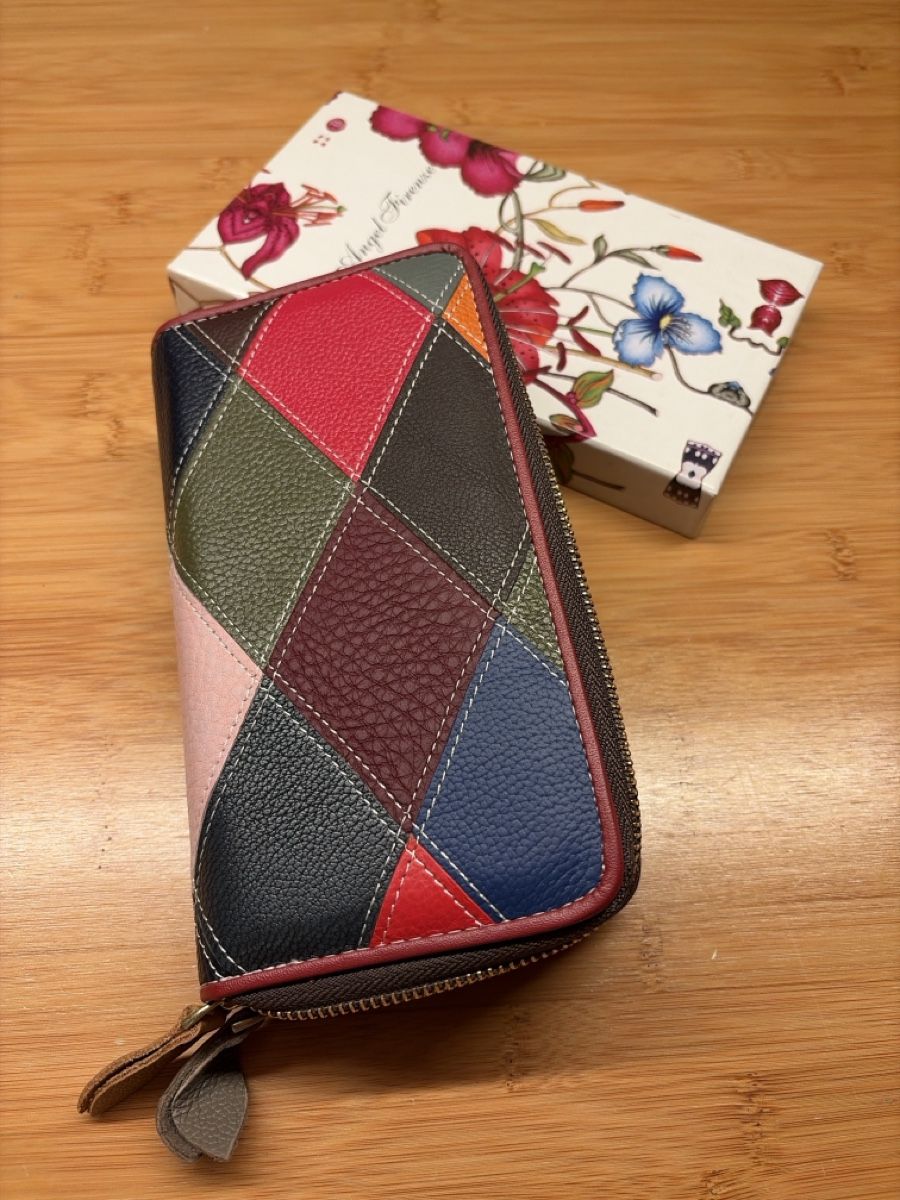 Portamonete: Leder Portemonnaie Patchwork Design, neuwertig! – Nuovo (secondo la descrizione) da Herisau venduto da Usuperman