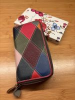 Leder Portemonnaie Patchwork Design, neuwertig!