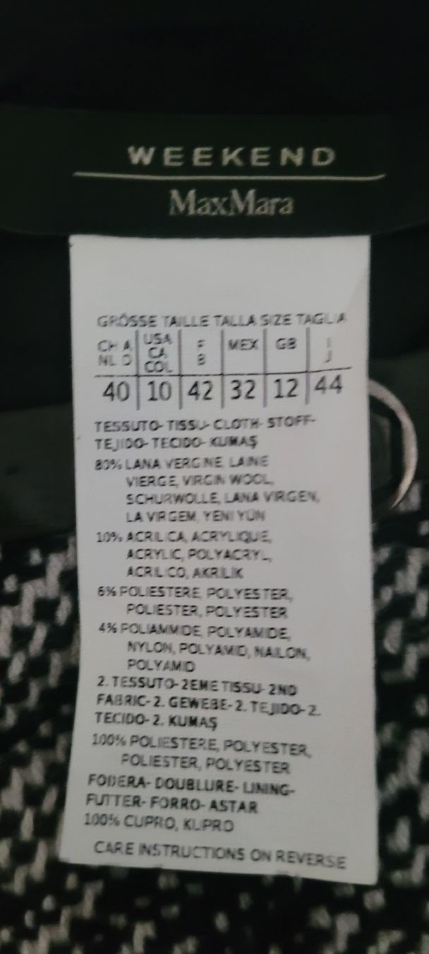Max Mara Gonne: Jupe Max Mara WEEKEND Taille 40/80% LAINE VIERGE  – Usato da Vevey venduto da x_y_f 3