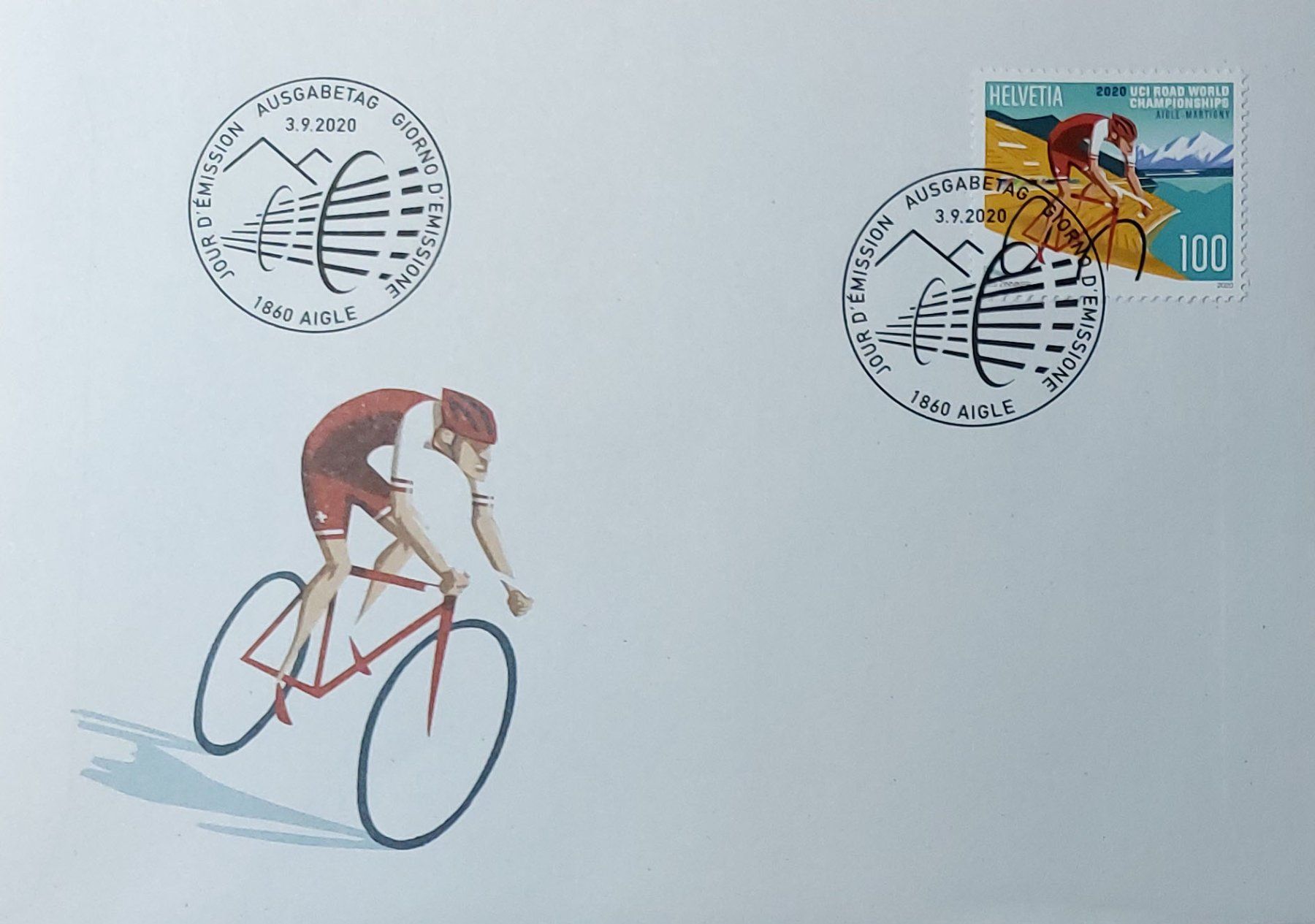 Tutti i francobolli: F1786 - FDC UCI Aigle Martigny – Usato da Trélex venduto da Phil_Albert