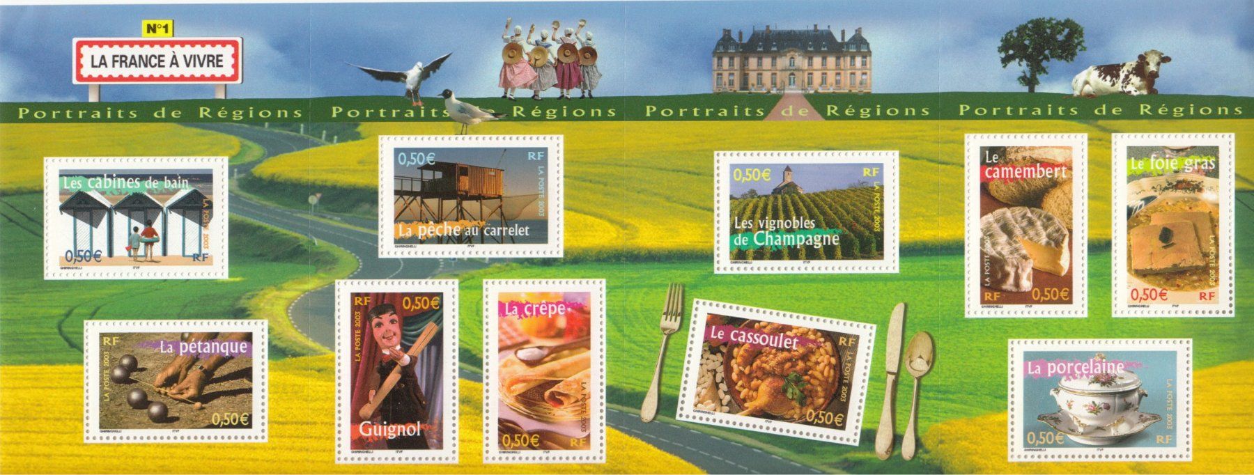 Tous les timbres: Frankreich 2003 postfrisch – D'occasion à Bürglen TG par StampGraf 6