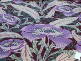Designer Baumwolle schwerer Stoff 1.95mx1.50m Fiori viola