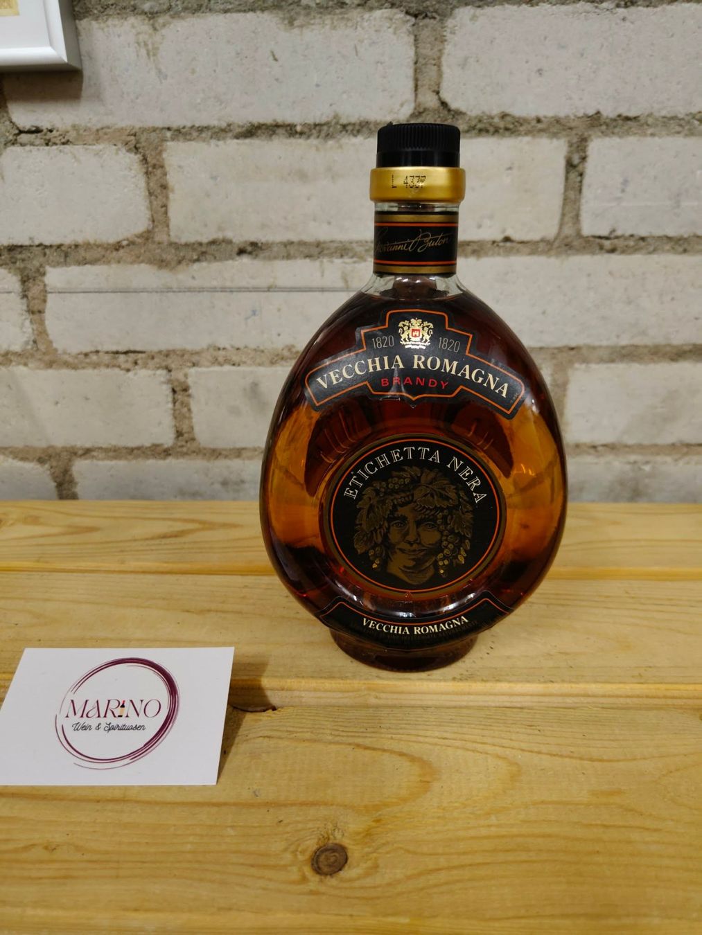 Spirituosen: Brandy Vecchia Romagna Etichetta Nera 0.7l/38%, – Neu und originalverpackt aus Münchenstein von wusmarino