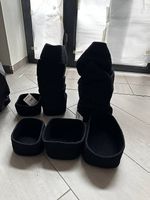 Cesti nuovi neri in iuta 