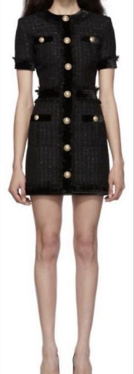 Balmain Vestiti: Balmain Tweed-Kleid – Nuovo (secondo la descrizione) da Zürich venduto da oon_nns5