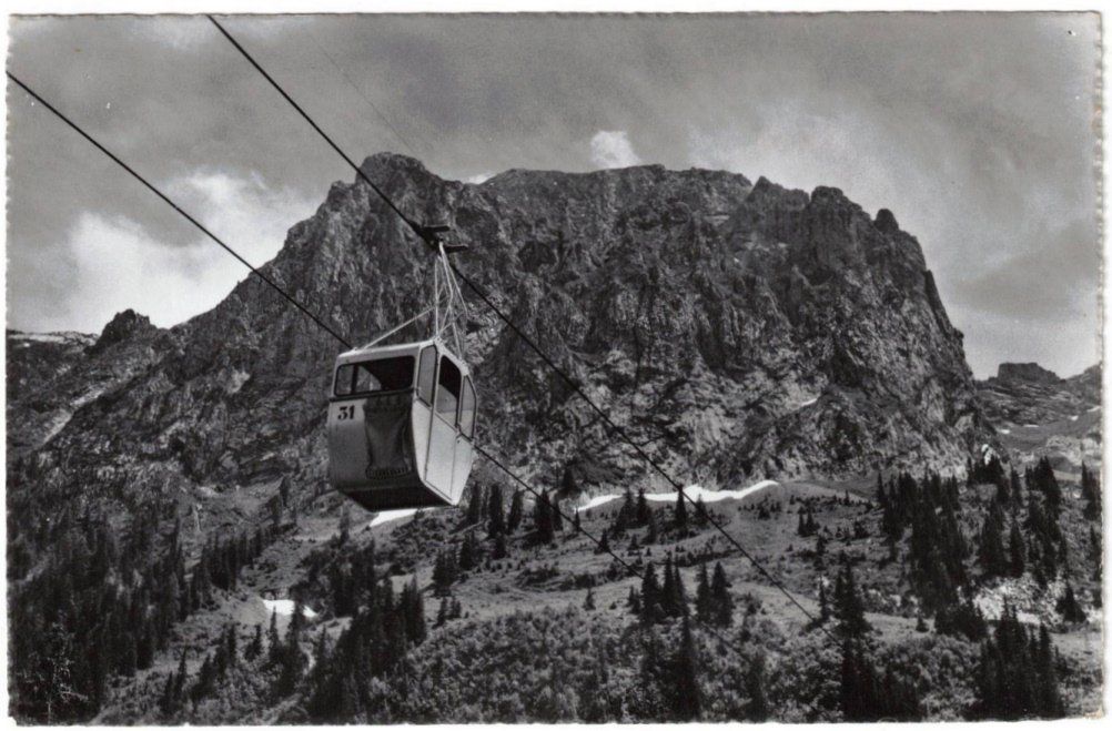 Ansichtskarten: Rougemont - Gondelbahn Rougemont--Videmanette – Gebraucht aus Binningen von Mountainrider