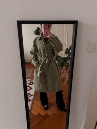 Khaki-farbener Trenchcoat, Esprit