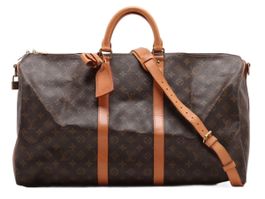 Louis Vuitton Keepall Bandouliere 55 Monogram Braun