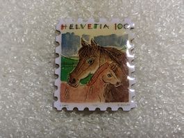 Ansteckpin 242: Briefmarke Helvetia