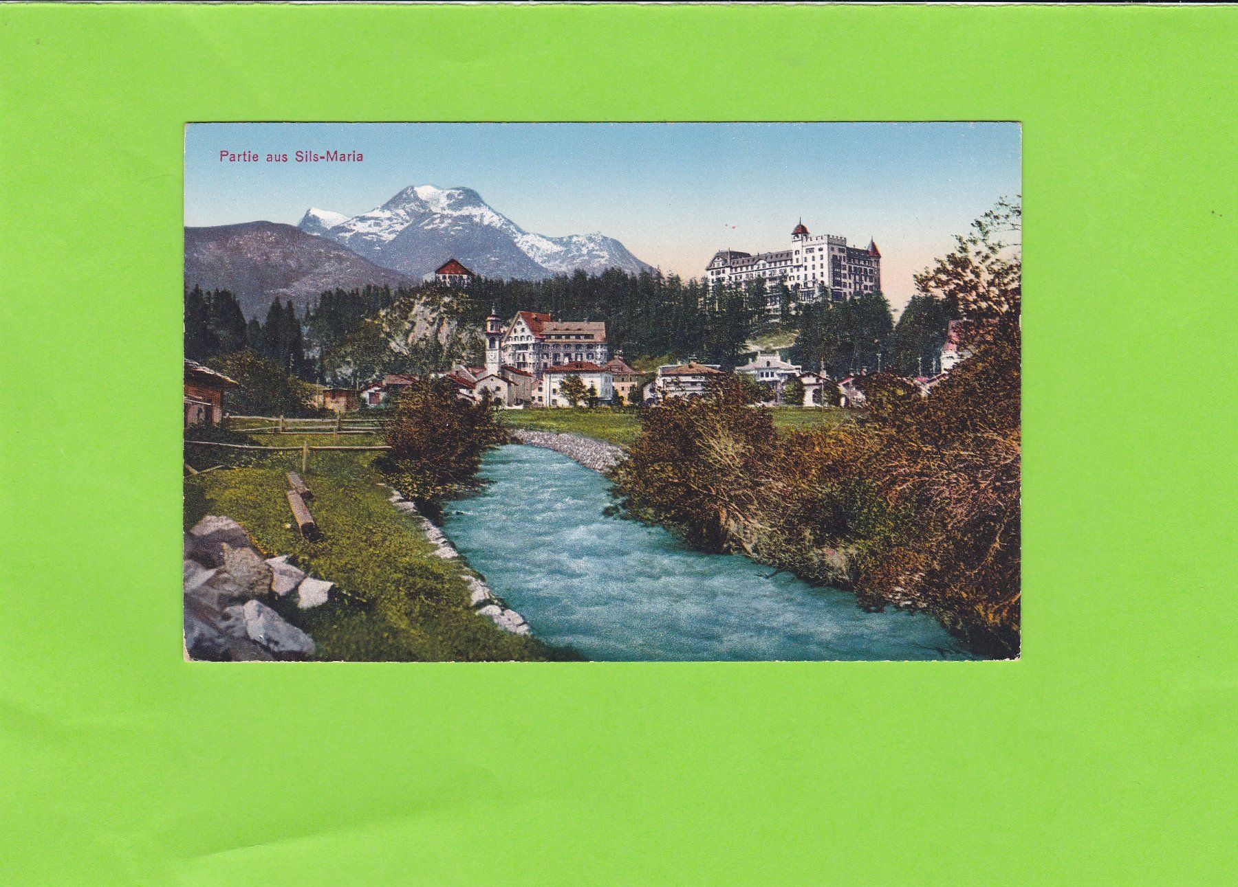 Cartoline postali: Partie aus Sils-Maria – Usato da St. Peterzell venduto da neckertal