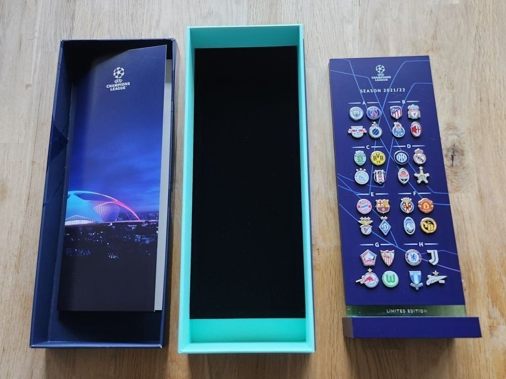 UEFA Pins Champions League Pin Set Season 2021 / 22 Panini | Kaufen auf ...