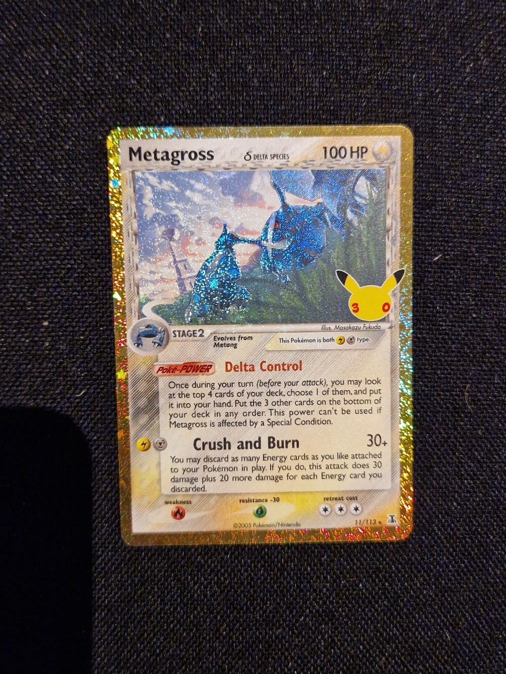 Pokémon Carte collezionabili: Metagross 30th eng – Nuovo (secondo la descrizione) da Giubiasco venduto da MrGru1992