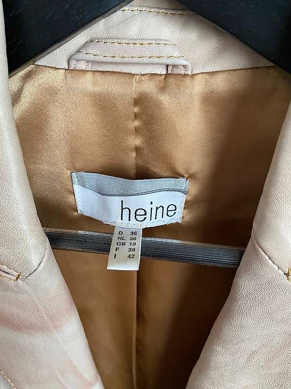 Giacche: Vintage Leder Blazer Heine – Usato da Le Prese venduto da alecortesi77 1